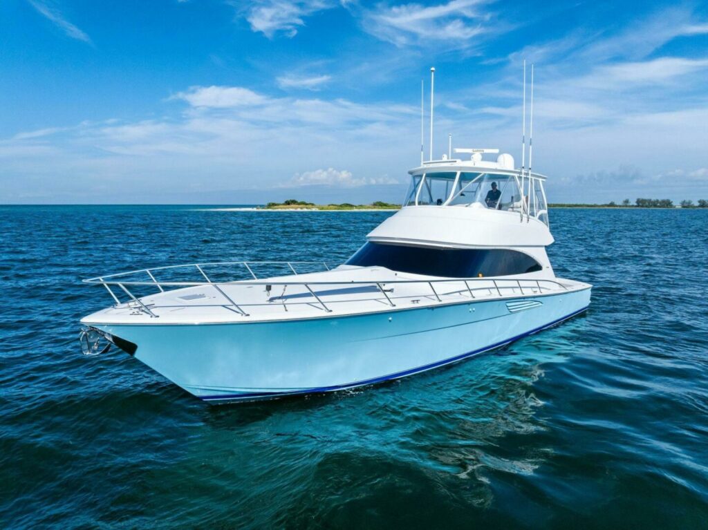 Bow View of Viking 58 Convertible